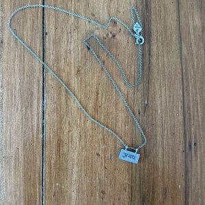 Me & ro Sterling silver fearlessness pendant